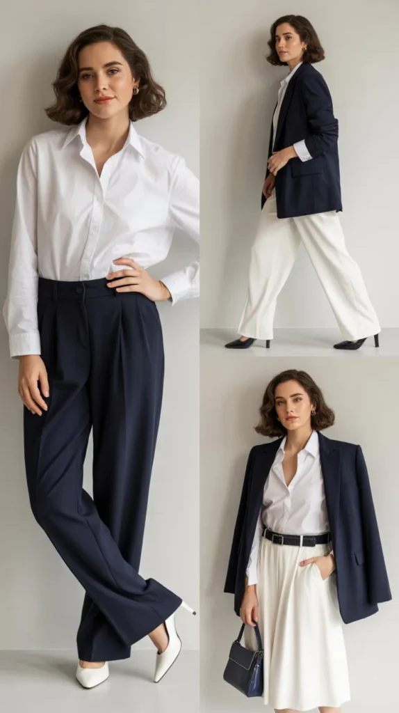 Navy and White Classic Combo