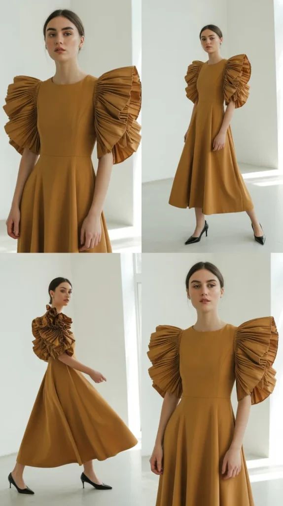 Statement Sleeve Dress