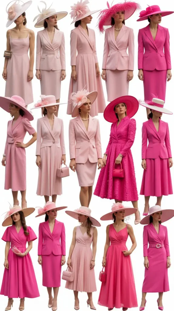 27 Pink Classy Kentucky Derby Outfits That Pop