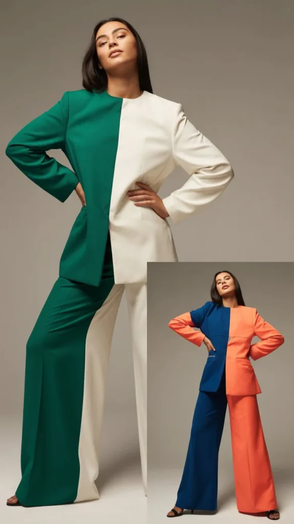 The Two-Tone and Color-Block Statement