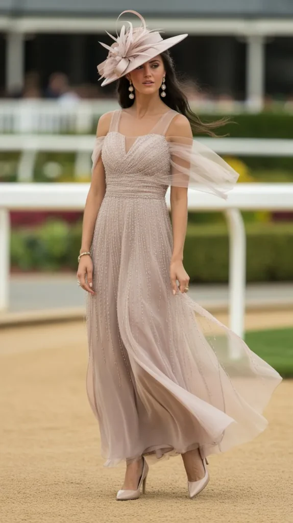 The Sheer Overlay Gown Moment