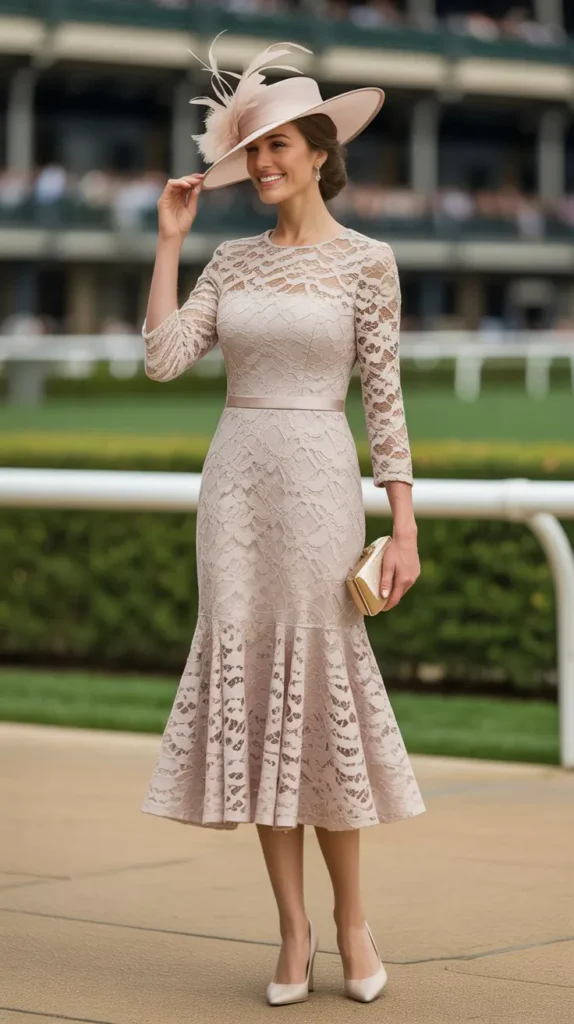 The Lace Overlay Dress Moment