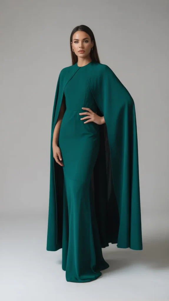 Cape-Style Dress or Cape Over a Dress