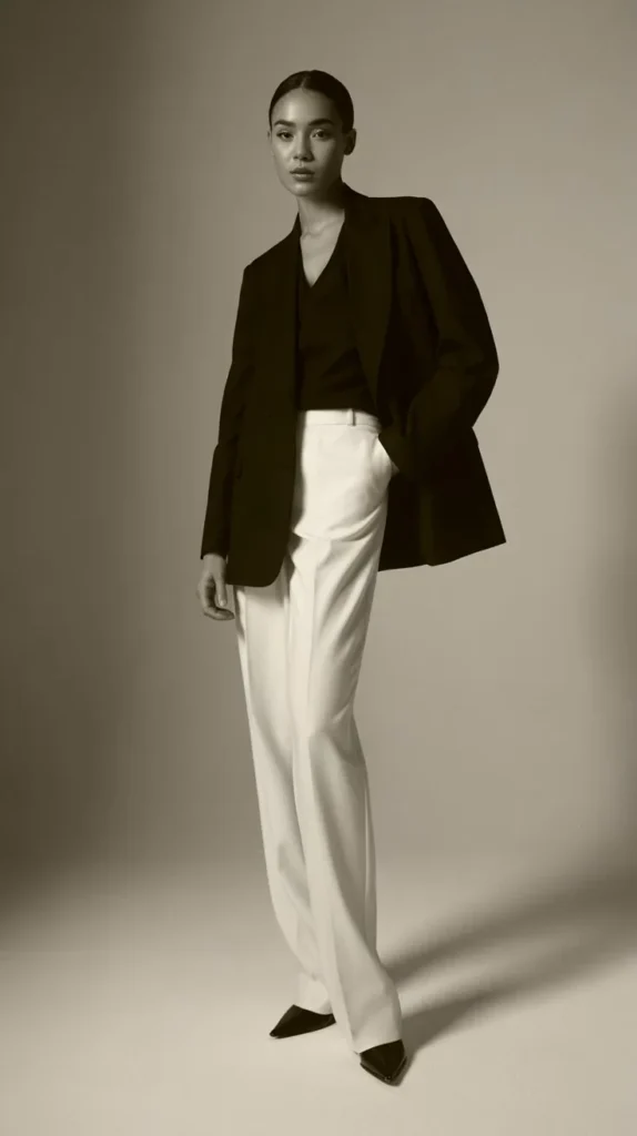  Classic Black and White Ensemble