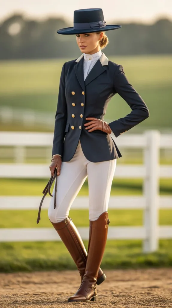 Equestrian-Inspired Derby Look