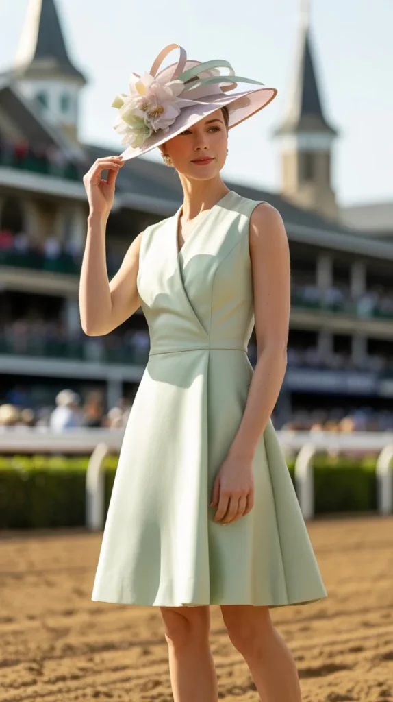 The Statement Hat and Shift Dress Moment