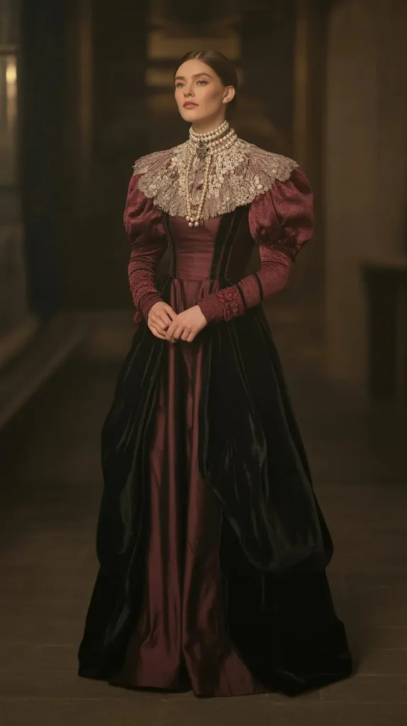 The Victorian-Inspired High-Neck Drama Look