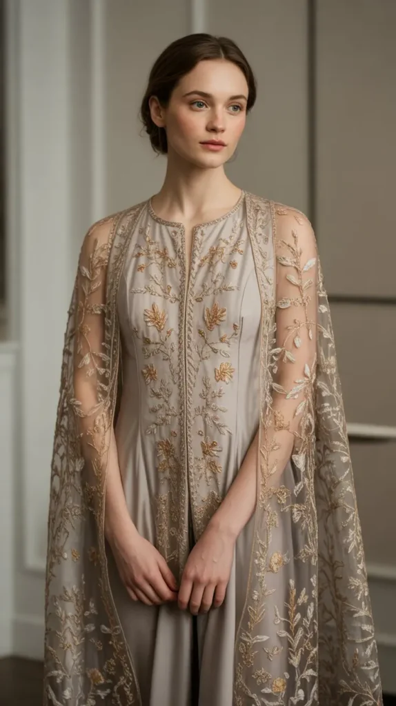 Embroidered Detail Dress