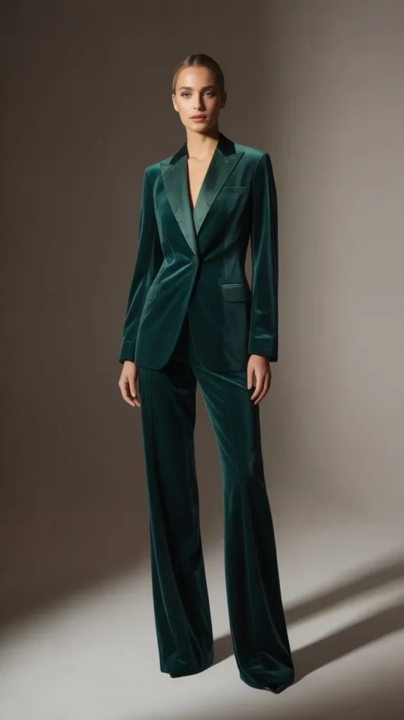  Velvet Two-Piece Suit