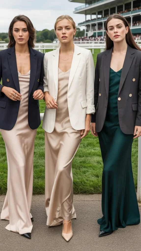 Casual Blazer Over a Slip Dress