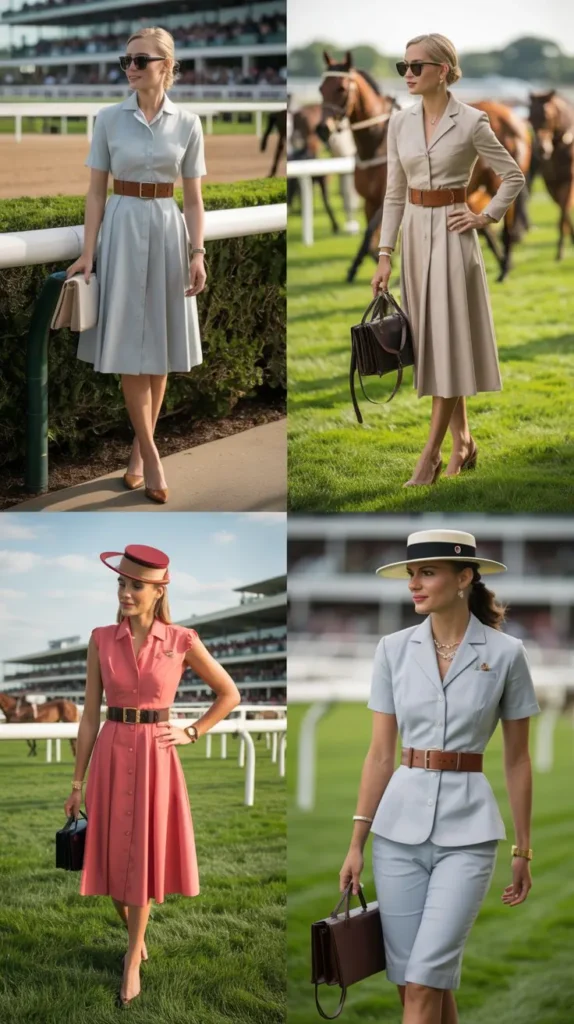 Shirt Dress with a Statement Belt