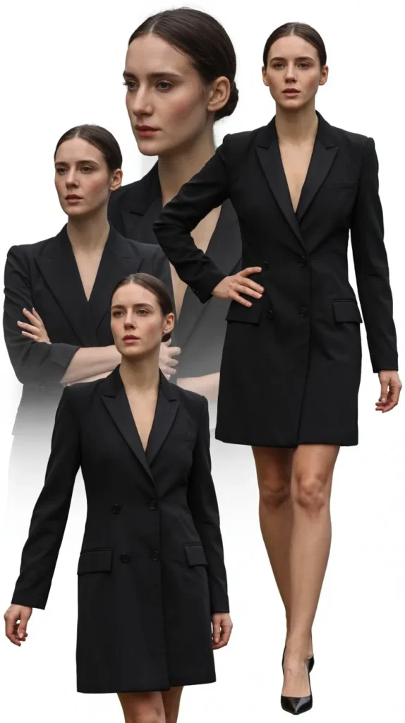  Black Blazer Dress