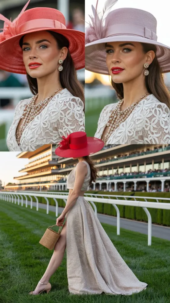  White Lace Dresses — Timeless Derby Perfection