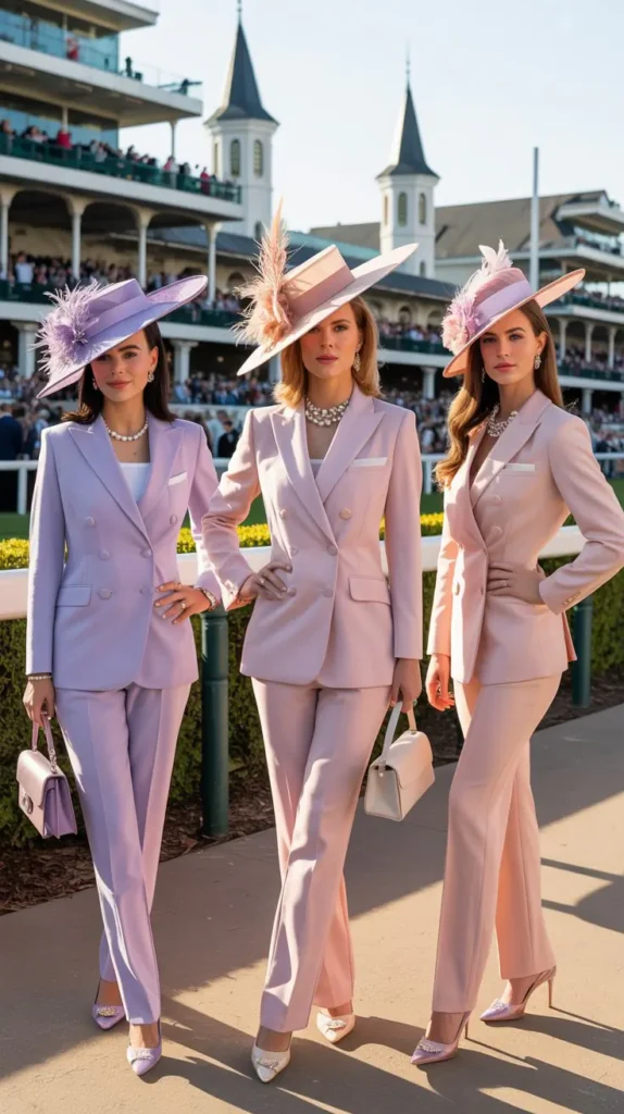 Pastel Power Suits — A Bold and Sophisticated Statement