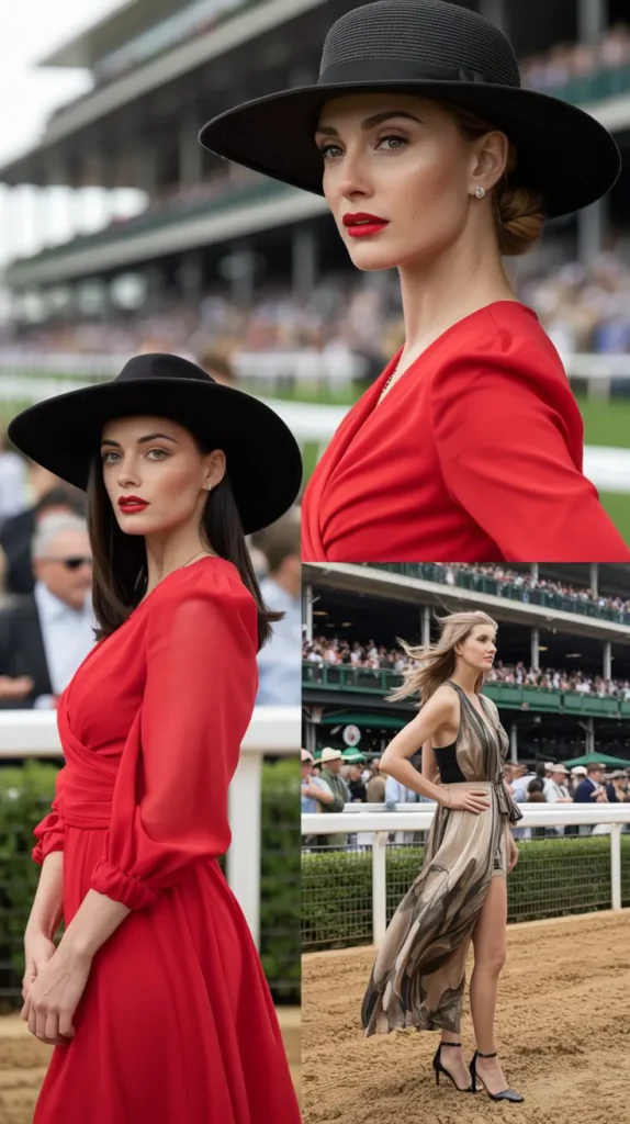 Red Dresses — The Boldest Derby Statement
