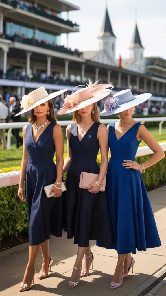 Navy Blue Midi Dresses — Classic Authority & Elegance