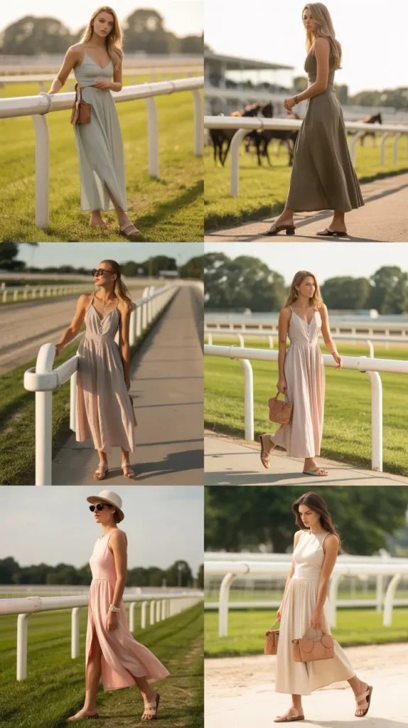 Maxi Dress with Flat Sandals
