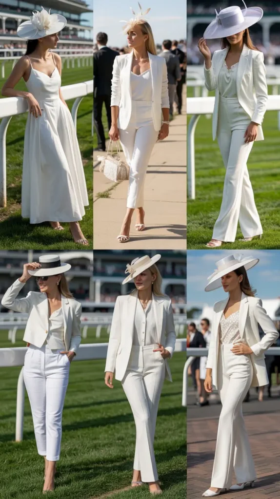 Monochromatic All-White Outfit