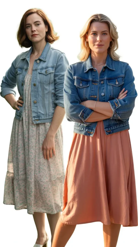 Denim Jacket with Sundress