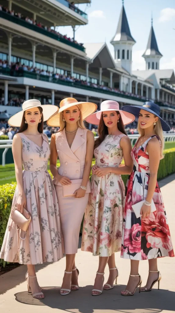Floral Midi Dresses — The Timeless Derby Classic