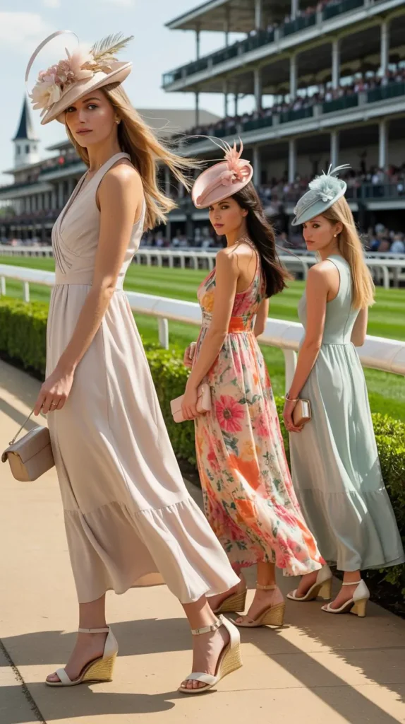 Maxi Dresses — Flowing Derby Elegance