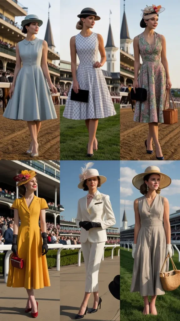 Vintage-Inspired Dresses — Old Hollywood at the Races