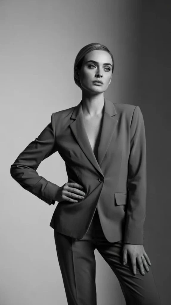 Monochrome Power Look