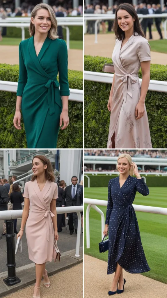 Sleek Wrap Dresses for Effortless Elegance