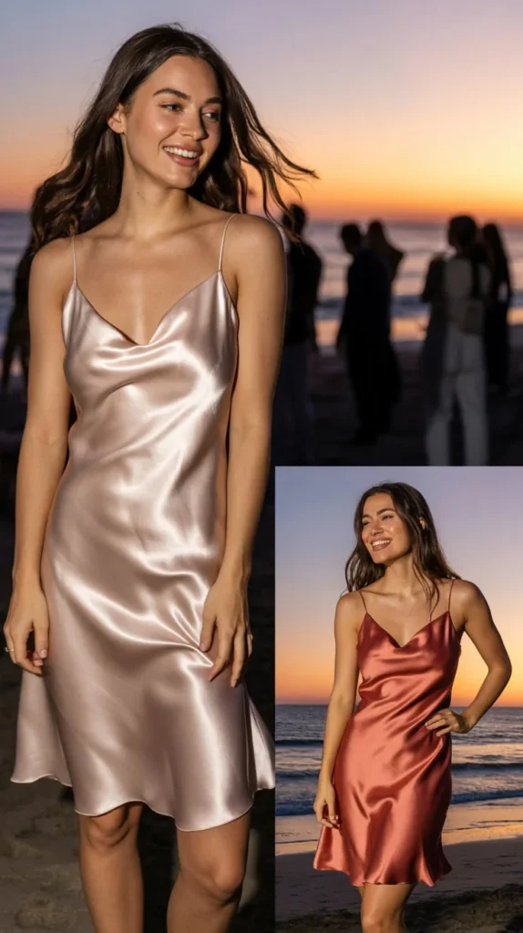 Satin Slip Dress