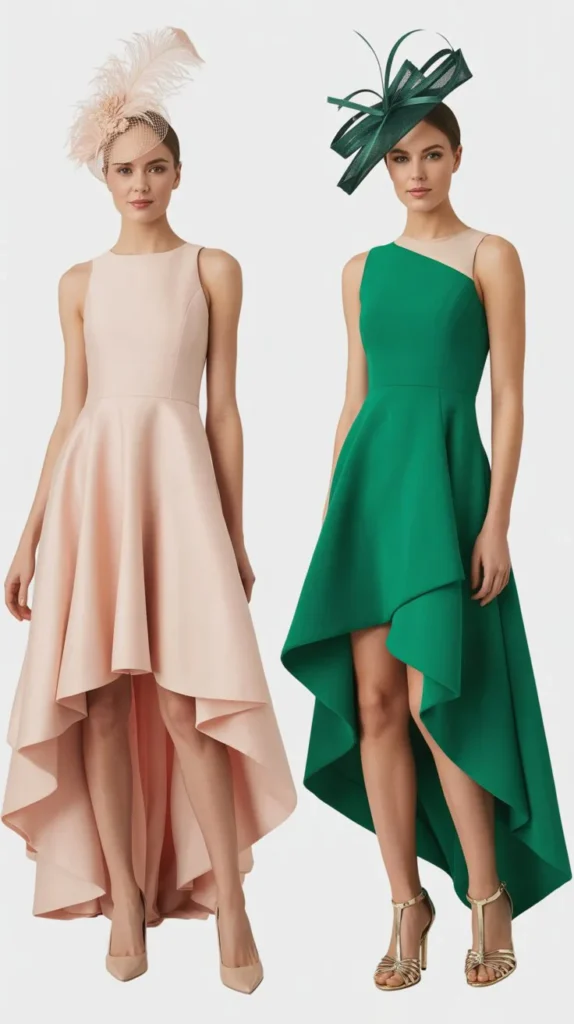 Asymmetrical Hemline Drama
