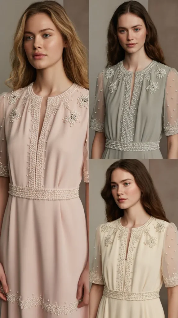17. Subtle Beading and Pearl Details