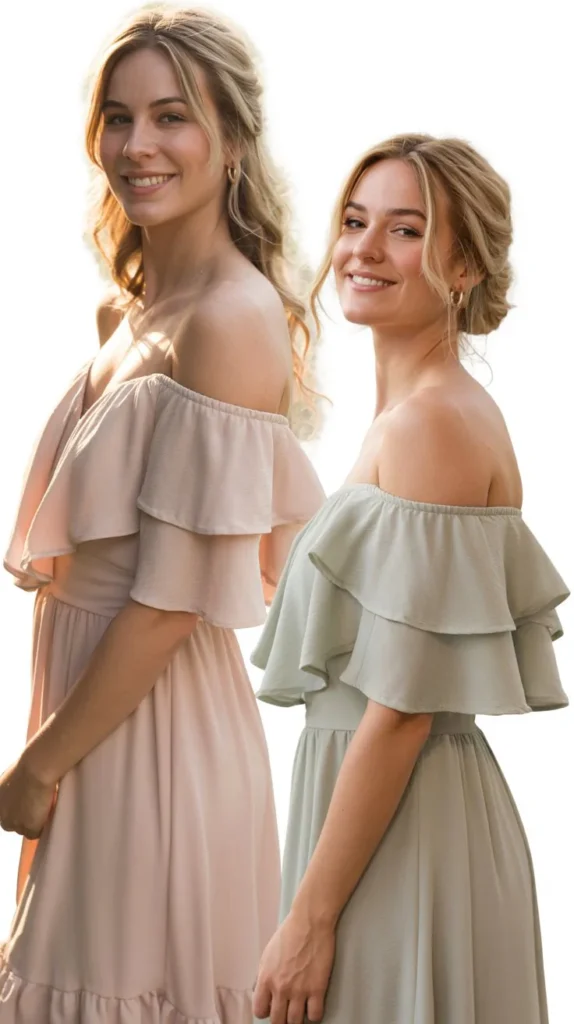 Off-Shoulder Ruffle Dress for a Romantic Feel