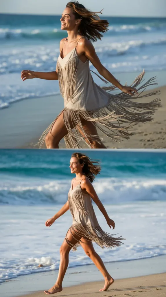 Fringe Beach Dress