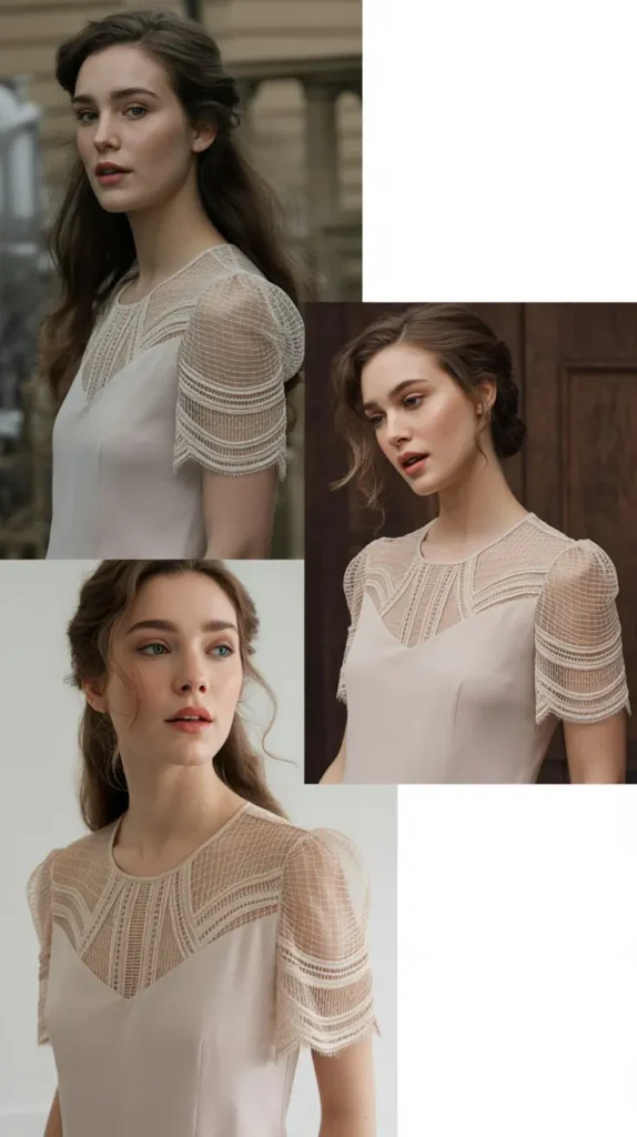 10. Lace Details with Coordinating Undergarments