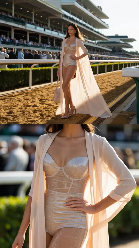Sheer Overlay Dress with Bodysuit