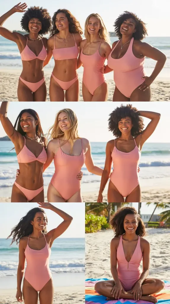 Matching Bride Tribe Swimsuits