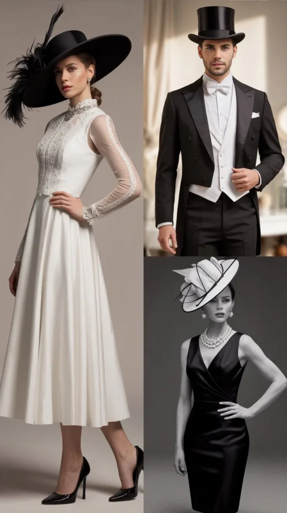 Sophisticated Black and White Ensembles