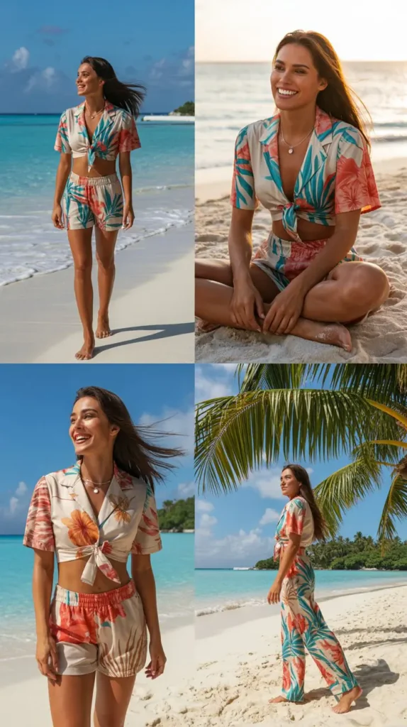 Tropical Print Co-Ord Set