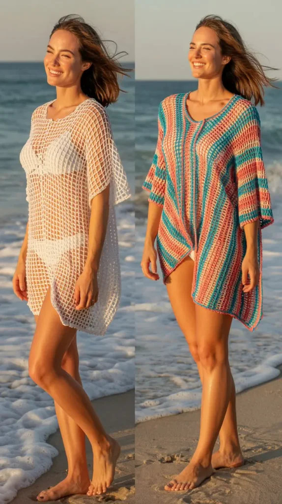 Crochet Beach Cover-Up Set