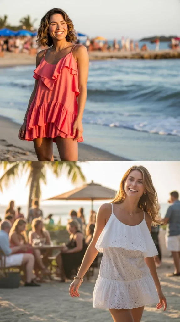 Ruffle Mini Dress