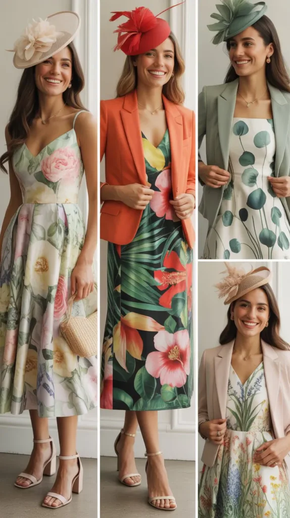 13. Floral Fantasy with Structured Accessories