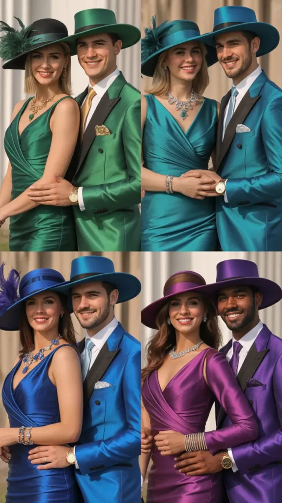 6. Metallics and Jewel Tones