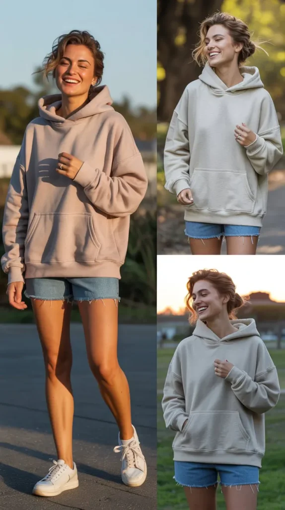 Hoodie with Shorts