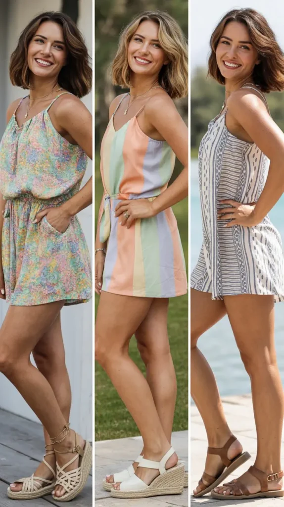 Romper with Sandals