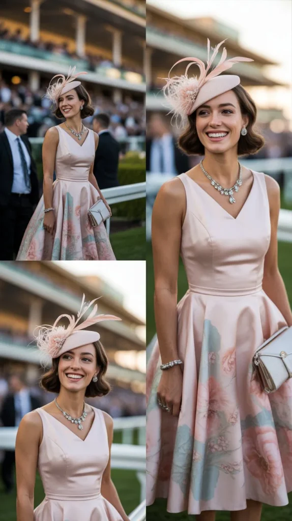 6. Vintage-Inspired Tea Dress with Modern Accessories