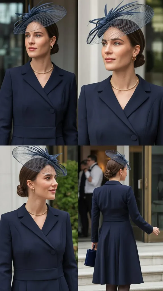 12. Statement Coat Dress with Minimalist Accessories