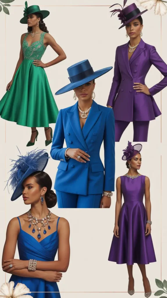 Vibrant Jewel Tones and Statement Pieces