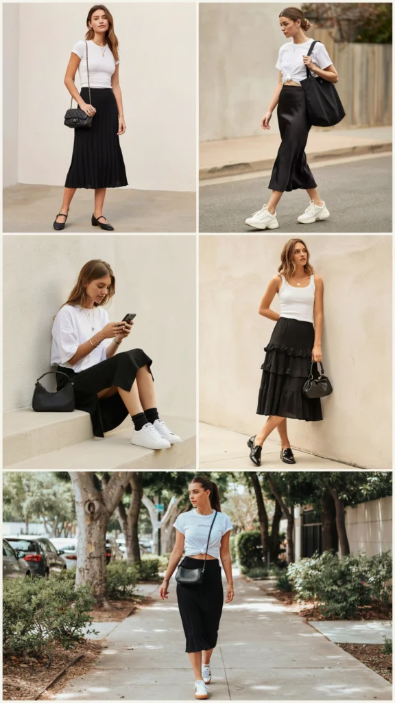 Graphic T-Shirt with Tailored Linen Pants