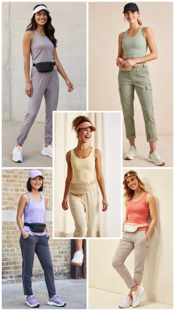 Athleisure Tank with Jogger Shorts