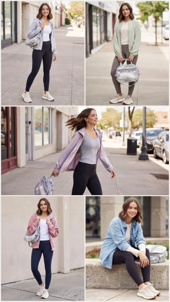 14. Light Jacket with Leggings
